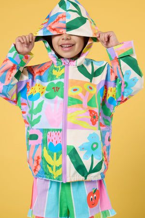 Gorman - Floral Patchy Kids Raincoat - multi