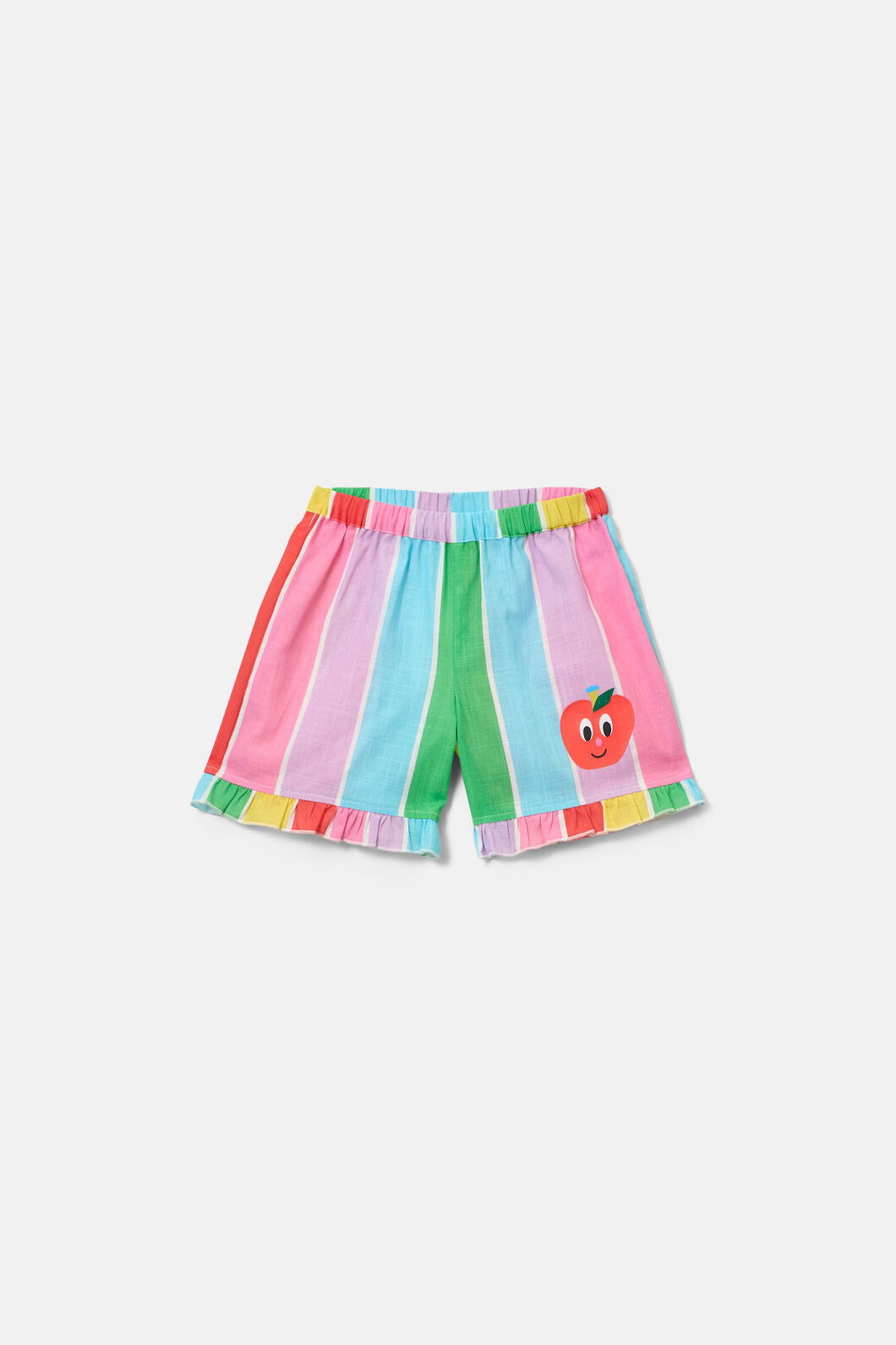Gorman - Candy Stripe Kids Frill Shorts - multi