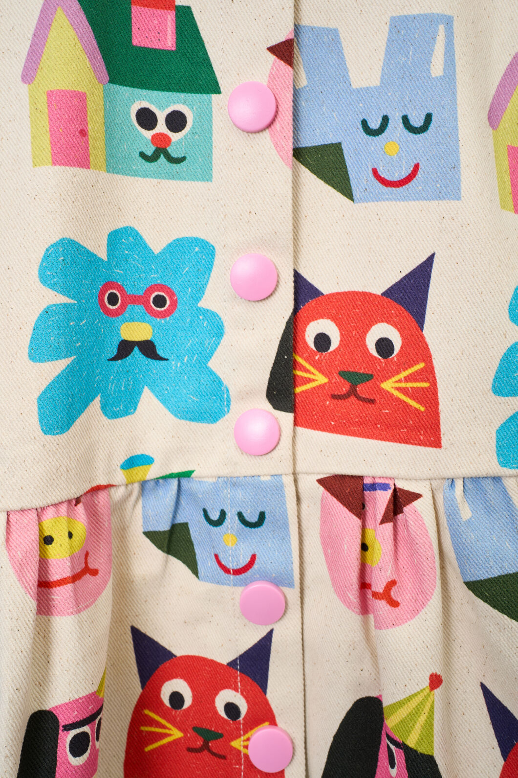 Gorman - Birthday Kids Pinafore - cream