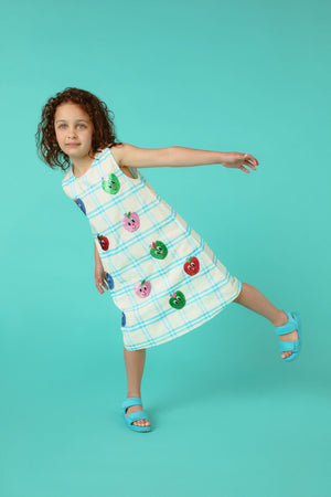 Gorman - Apples Sequins Kids Party Dress - multi