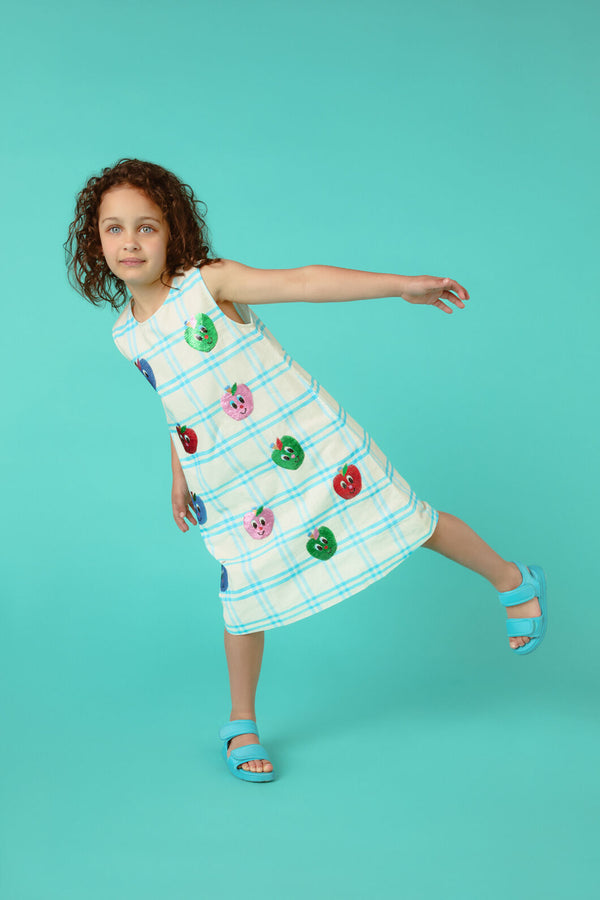 Gorman - Apples Sequins Kids Party Dress - multi