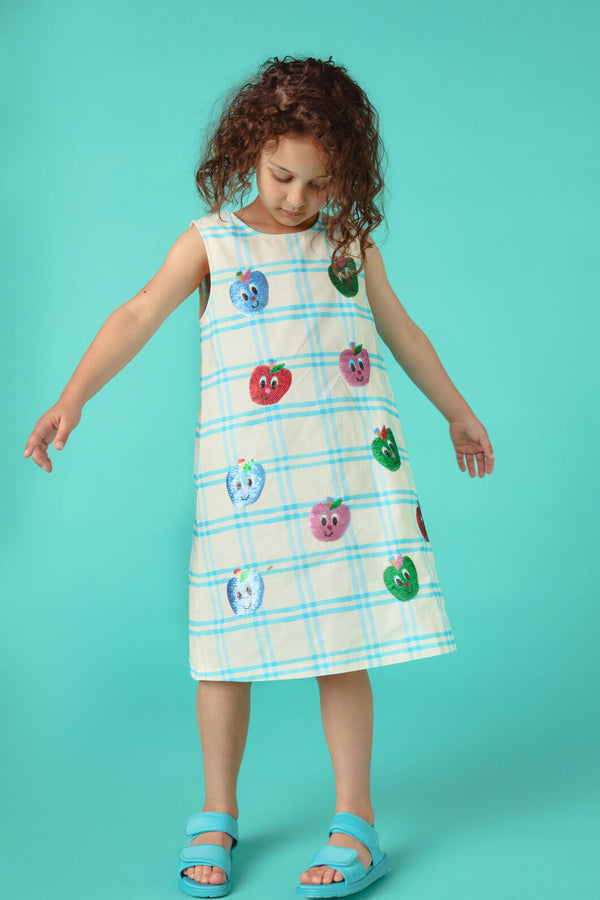 Gorman - Apples Sequins Kids Party Dress - multi