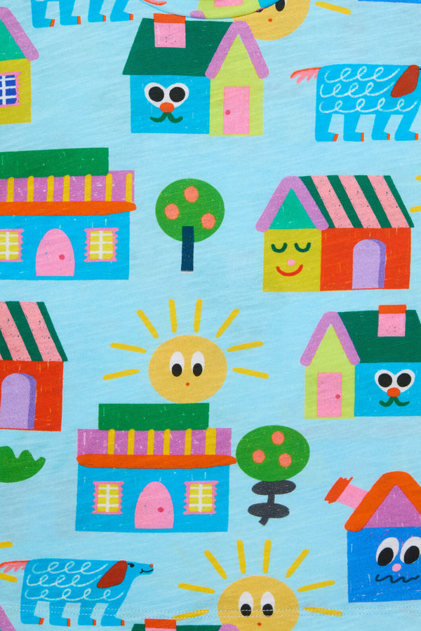 Gorman - Little Huts Kids SS Tee - blue