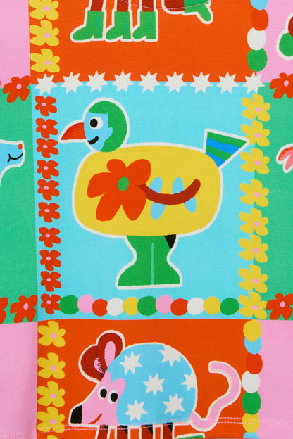 Gorman - Buggy Grid Kids Frill Tee - multi