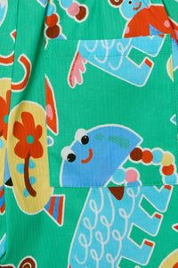 Gorman - Buggy Stripe Kids Shorts - green