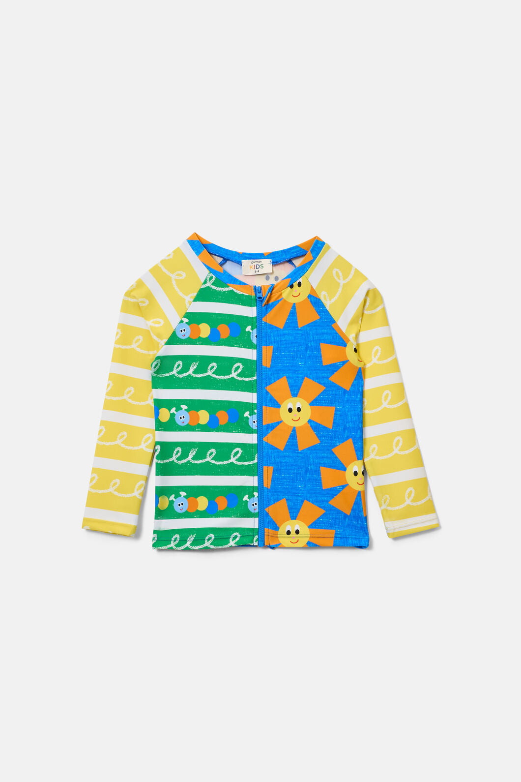 Gorman - Mix Match Kids Swim Zip Top - multi