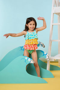 Gorman - Splice Floral Kids Tiered Bath - print