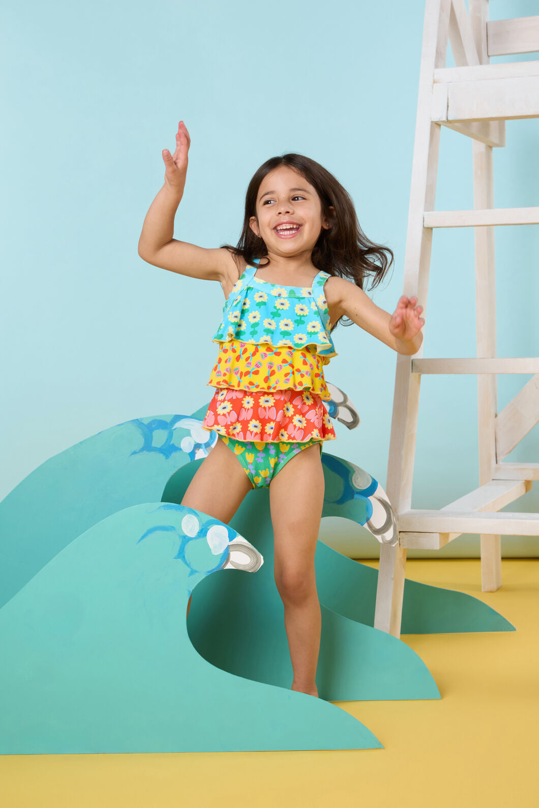 Gorman - Splice Floral Kids Tiered Bath - print