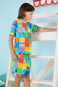 Gorman - Check Mate Kids SS Tee - multi