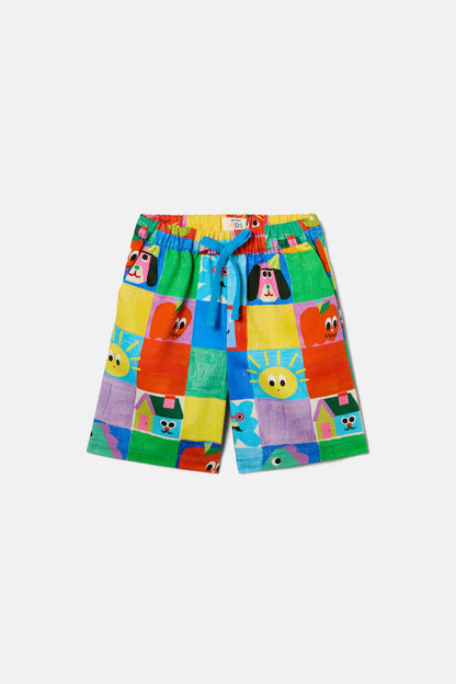 Gorman - Check Mate Kids Shorts - multi