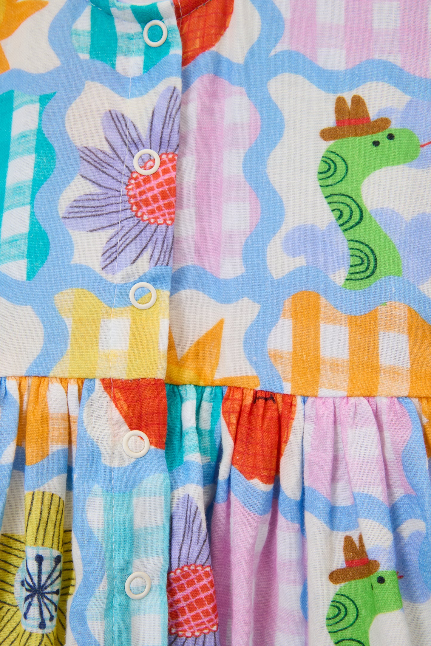 Gorman - Jumble Check Baby Dress - multi