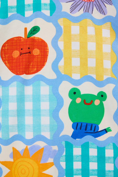 Gorman - Jumble Check Baby Tee - multi