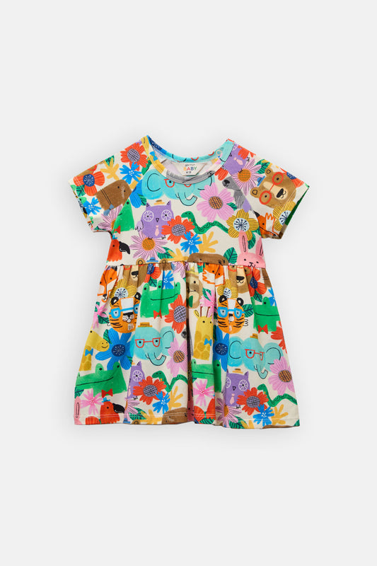 Gorman - Happy Guys Floral Baby Dress - cream