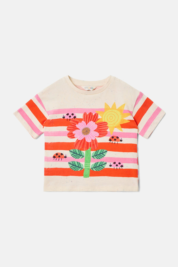 Gorman - Folksy Flower Kids SS Tee - multi