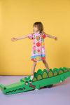 Gorman - Lauren Kids Border Dress - lilac