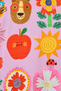Gorman - Lauren Kids Border Dress - lilac