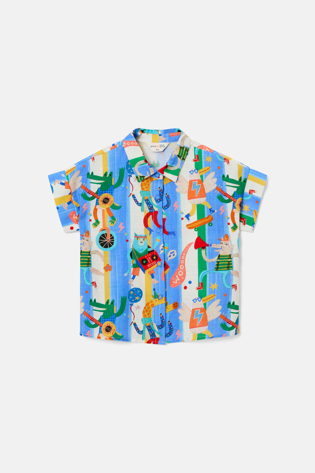 Gorman - Lets Go Stripe Kids Shirt - multi