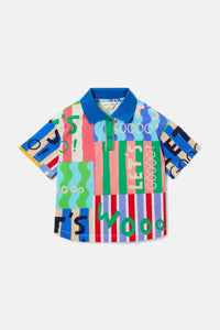 Gorman - Woohoo Stripe Kids Polo Top - multi