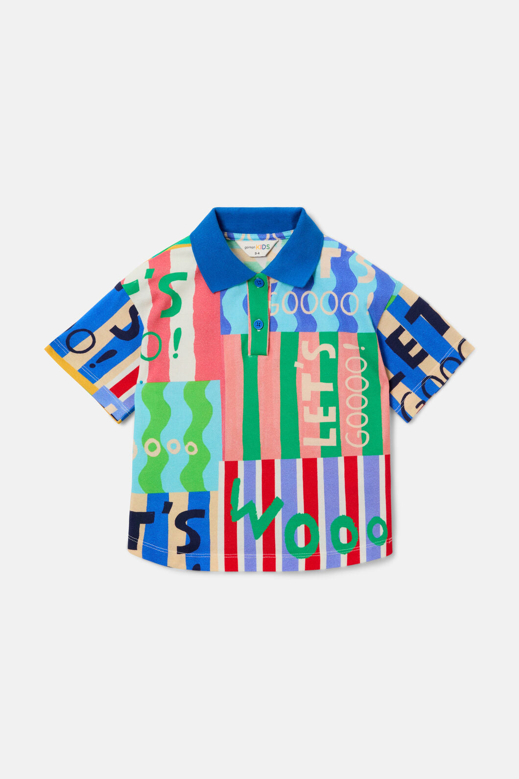 Gorman - Woohoo Stripe Kids Polo Top - multi