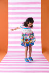 Gorman - Party Stripe Kids Dress - multi