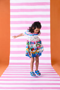 Gorman - Party Stripe Kids Dress - multi