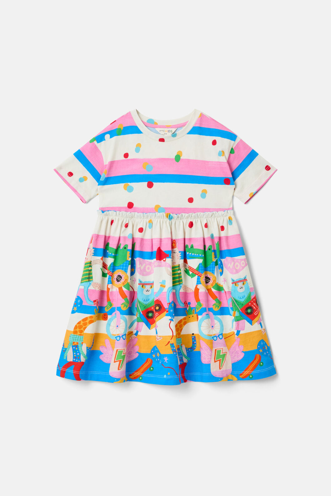 Gorman - Party Stripe Kids Dress - multi