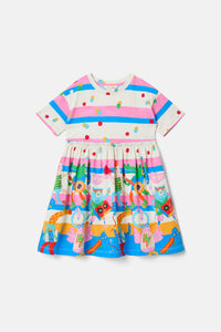 Gorman - Party Stripe Kids Dress - multi