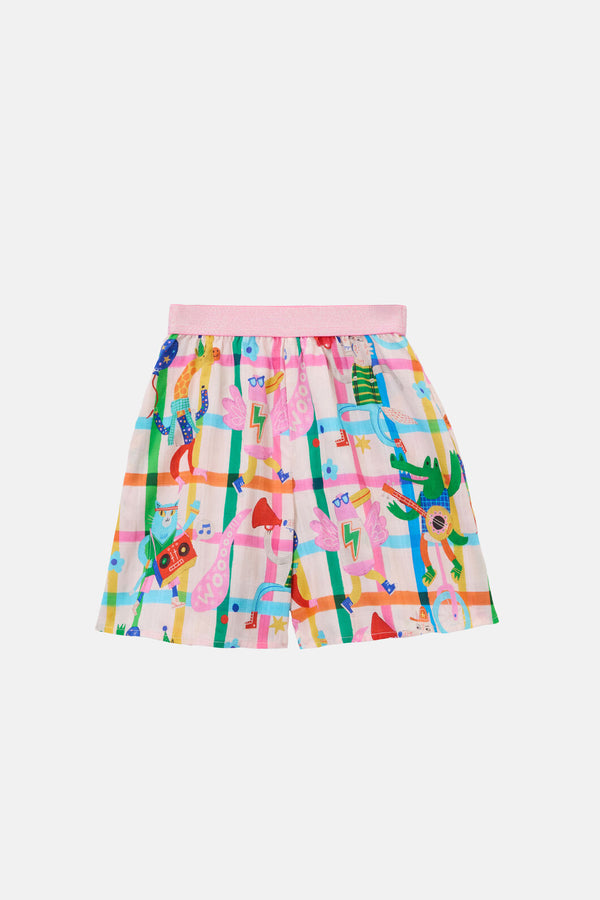 Gorman - Lets Go Check Kids Skort - multi