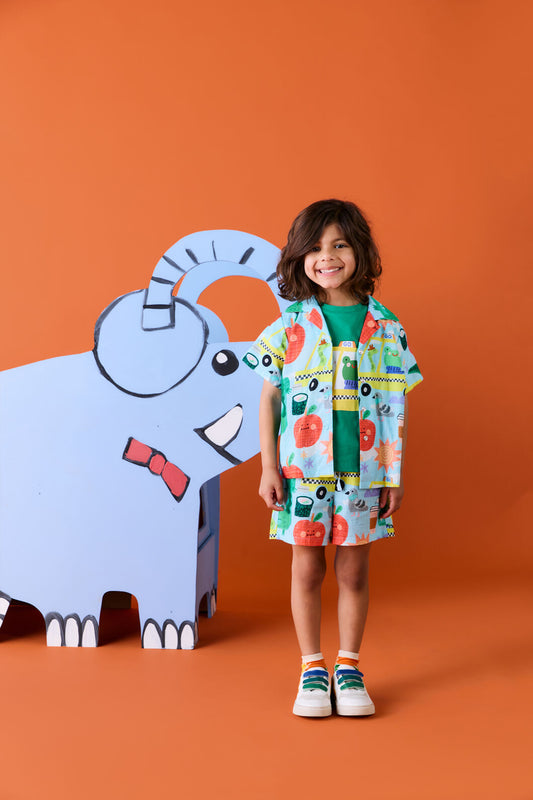 Gorman - Taxi Kids Shirt - blue