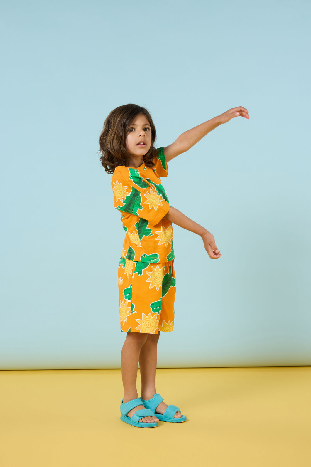Gorman - Sunny Croc Kids Shorts - orange