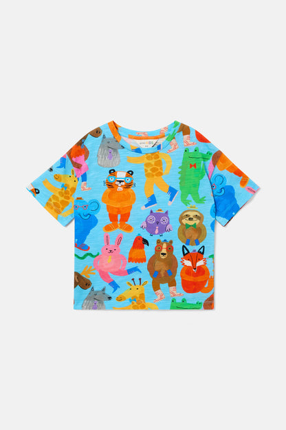 Gorman - Happy Guys Kids SS Tee - blue