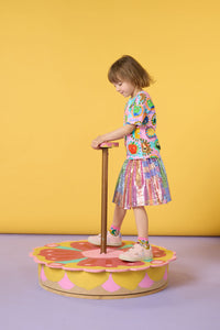 Gorman - Animal Stamp Kids SS Tee - pink
