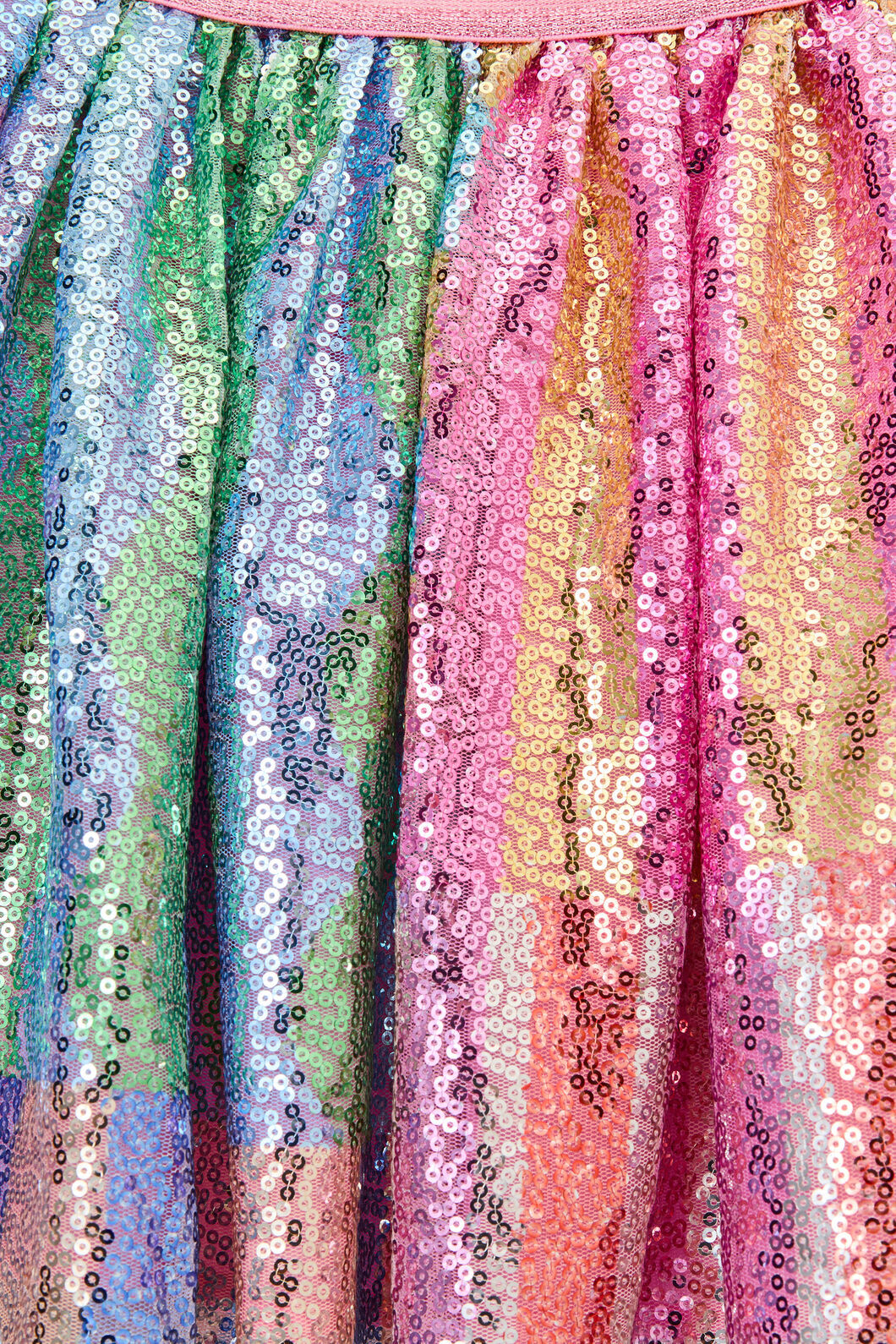 Gorman - Stripe Mix Kids Sequins Skirt - multi