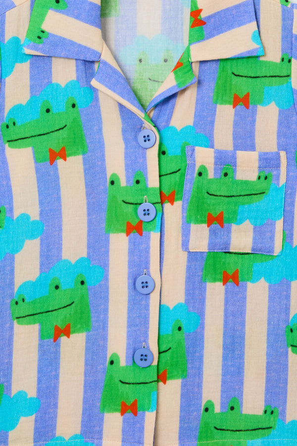 Gorman - Croc Stripe Kids Pyjama Set - multi