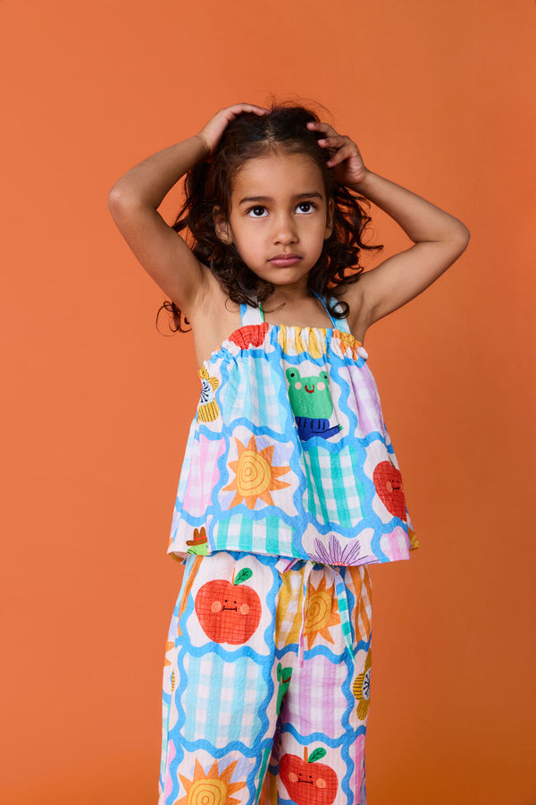 Gorman - Jumble Check Kids Top - multi