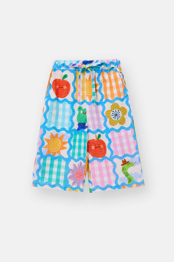 Gorman - Jumble Check Kids Culotte Pants - multi