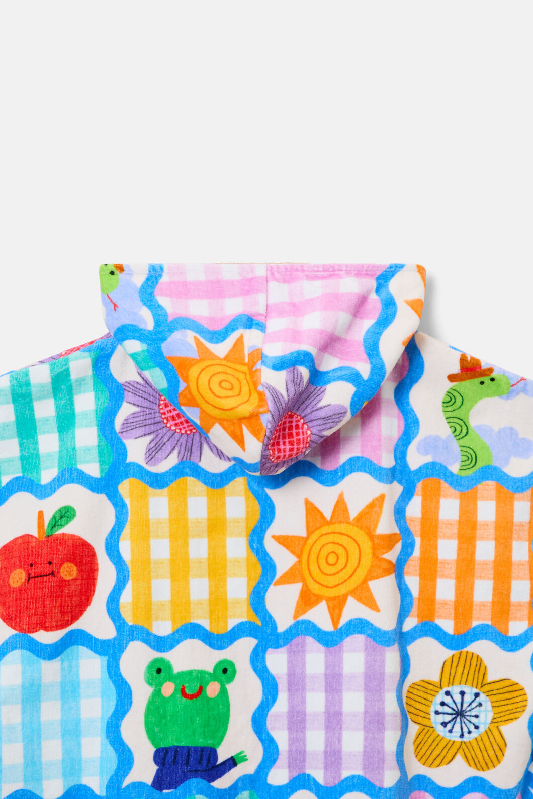 Gorman - Jumble Check Kids Swim Poncho - multi