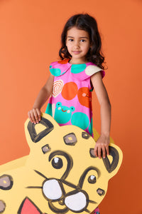 Gorman - Spot Face Kids Dress - pink