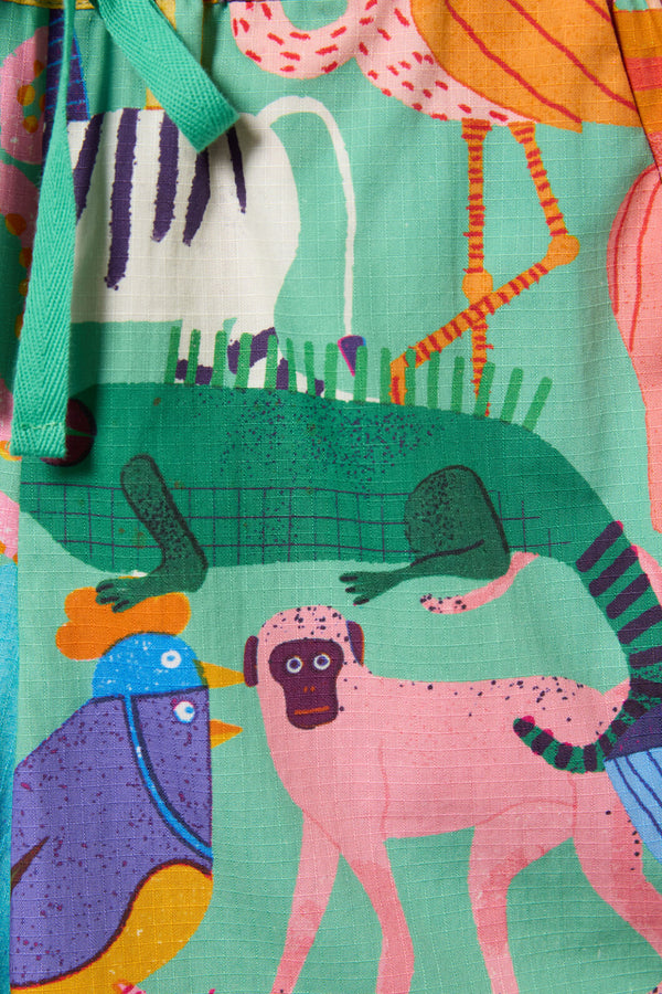 Gorman - Zoo Tropics Kids Shorts - green