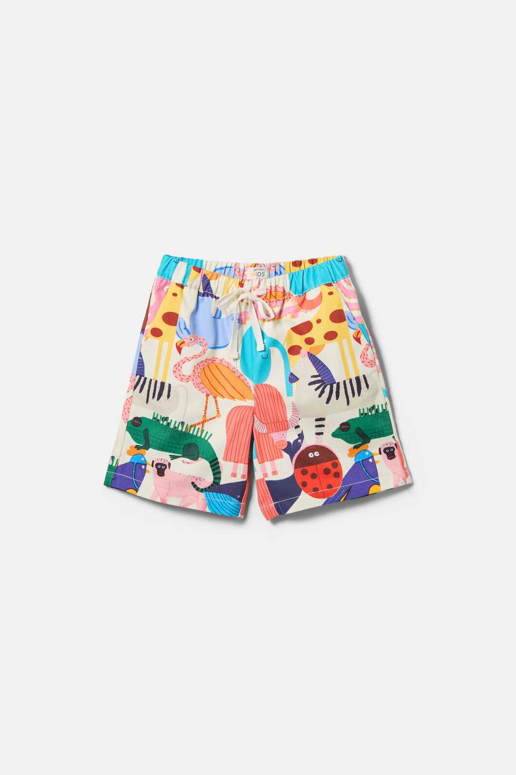 Gorman - Zoo Tropics Kids Shorts - cream