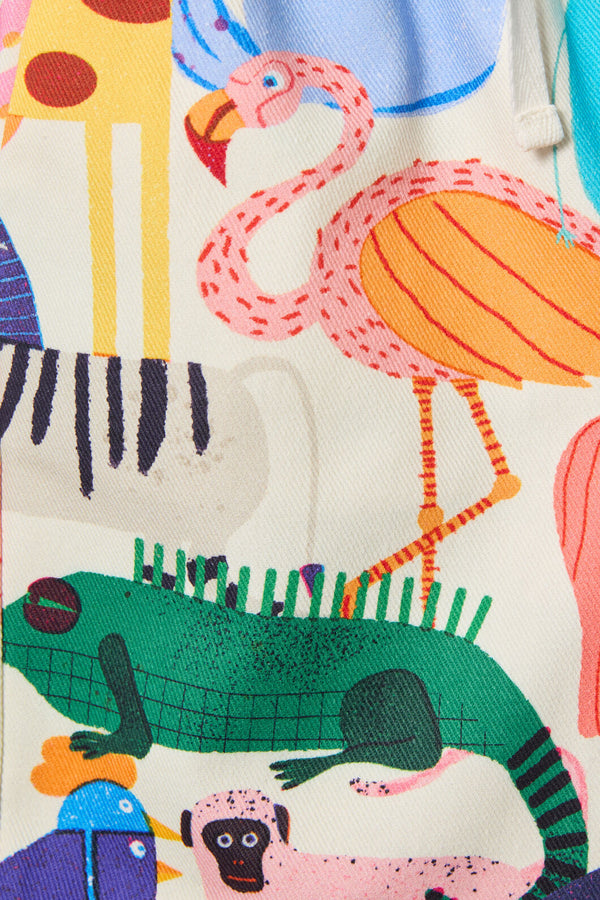 Gorman - Zoo Tropics Kids Shorts - cream