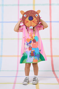 Gorman - Zoo Stripe Kids Dress - multi