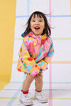 Gorman - Cut Paste Floral Kids Raincoat - pink