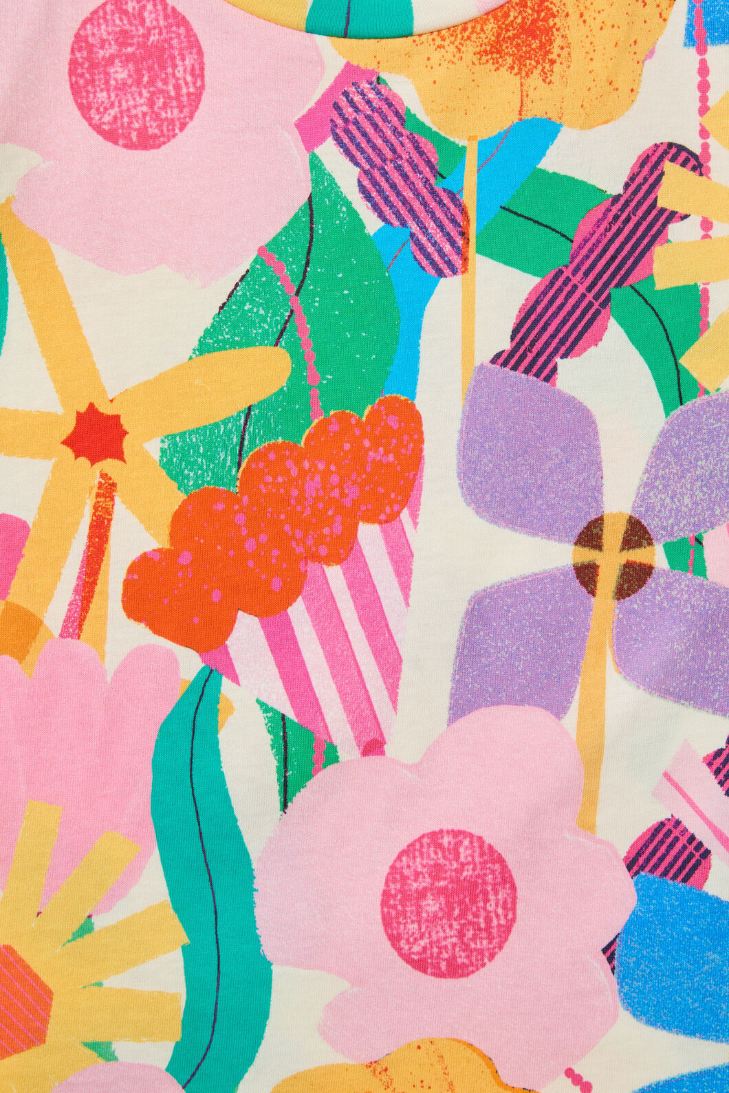 Gorman - Cut Paste Floral Kids T-Shirt - cream