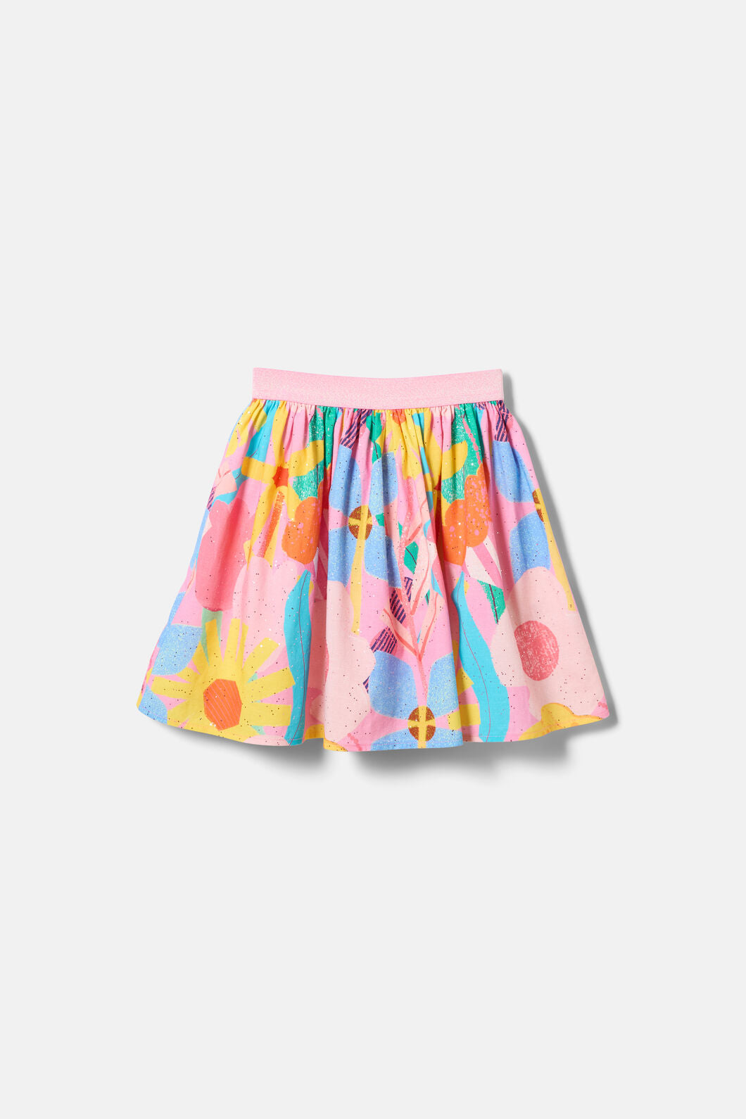Gorman - Cut Paste Floral Kids Skirt - pink