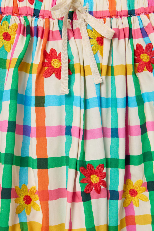 Gorman - Floral Embroidered Kids Skirt - multi