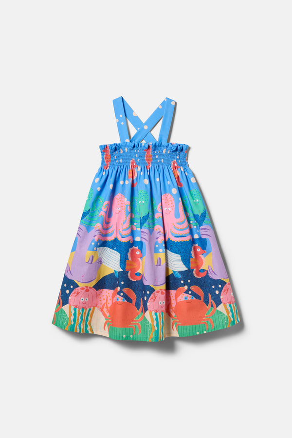Gorman - Under The Sea Kids Dress - blue