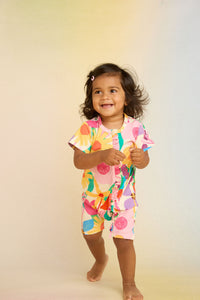 Gorman - Cut Paste Floral Baby Onesie - cream