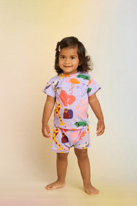 Gorman - Zoo Tropic Baby SS T-Shirt - lilac