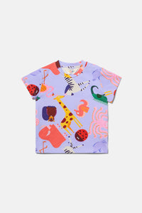 Gorman - Zoo Tropic Baby SS T-Shirt - lilac